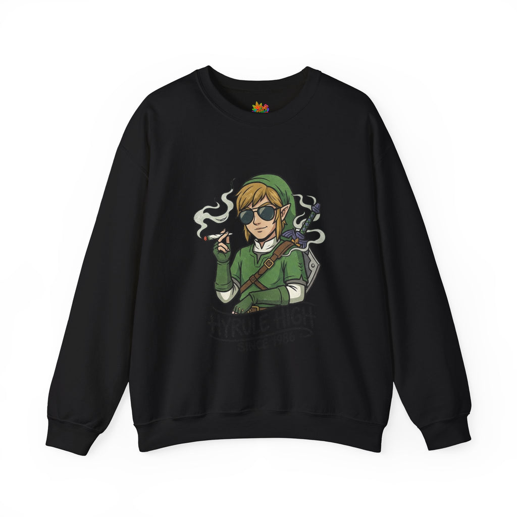 Vert Link Smoker Vintage Style Unisex Graphic Crewneck Sweatshirt