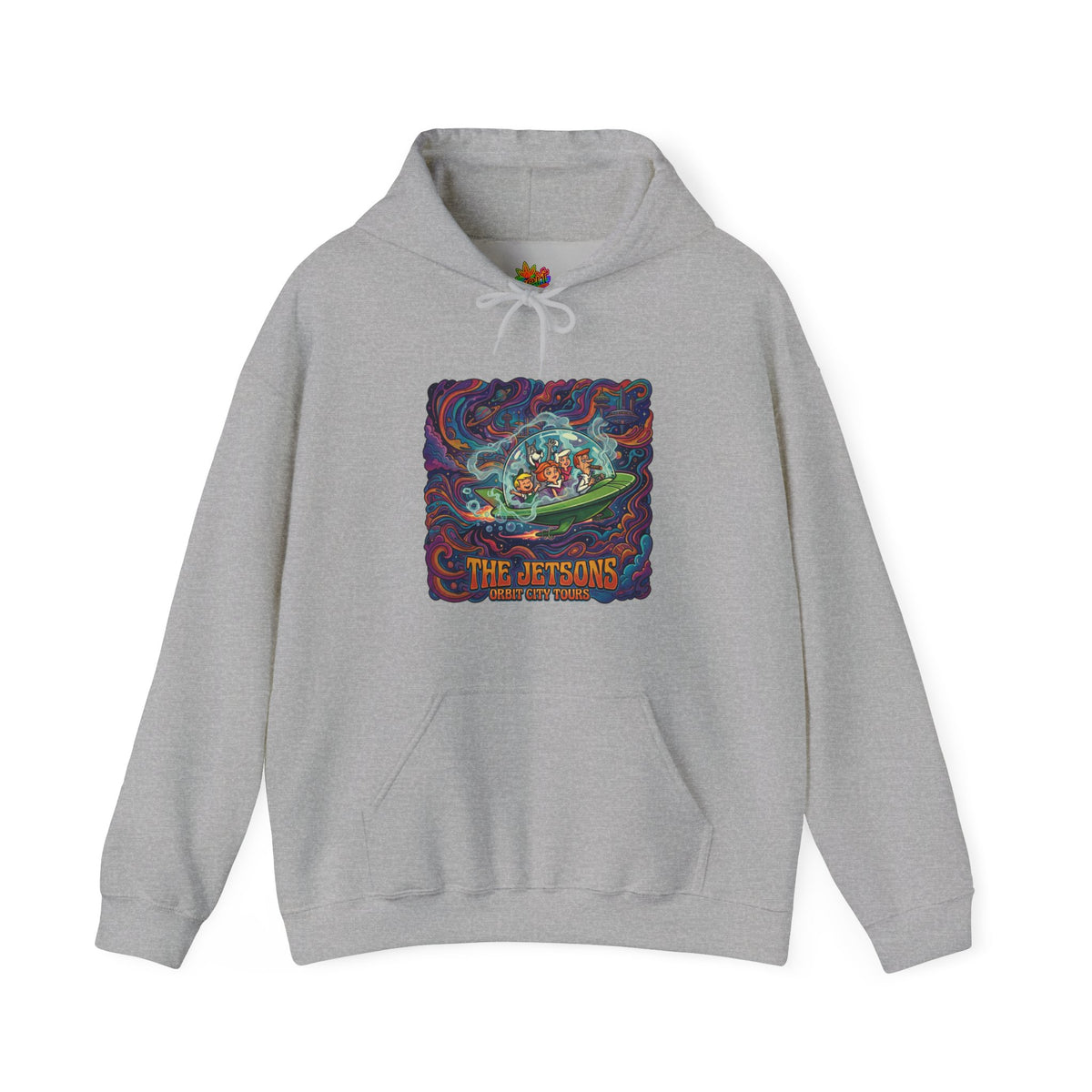 Vert Jetson Smoker Vintage Style Unisex Graphic Hoodie