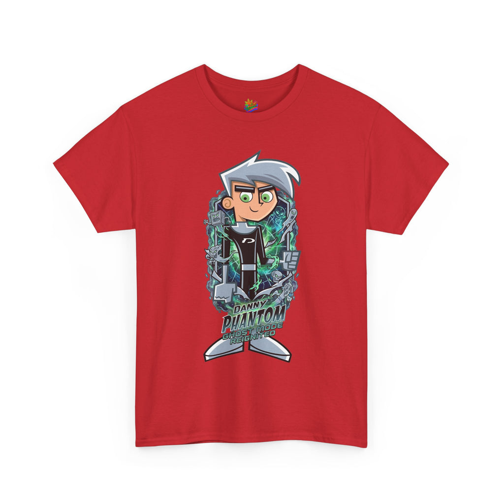 Vert Danny Phantom Basic Vintage Style Unisex Cotton Graphic T-Shirt