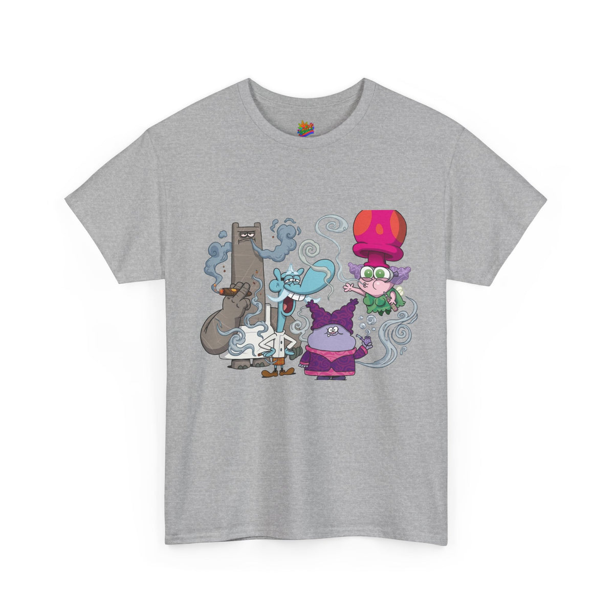 Vert Chowder Smoker Vintage Style Unisex Cotton Graphic T-Shirt