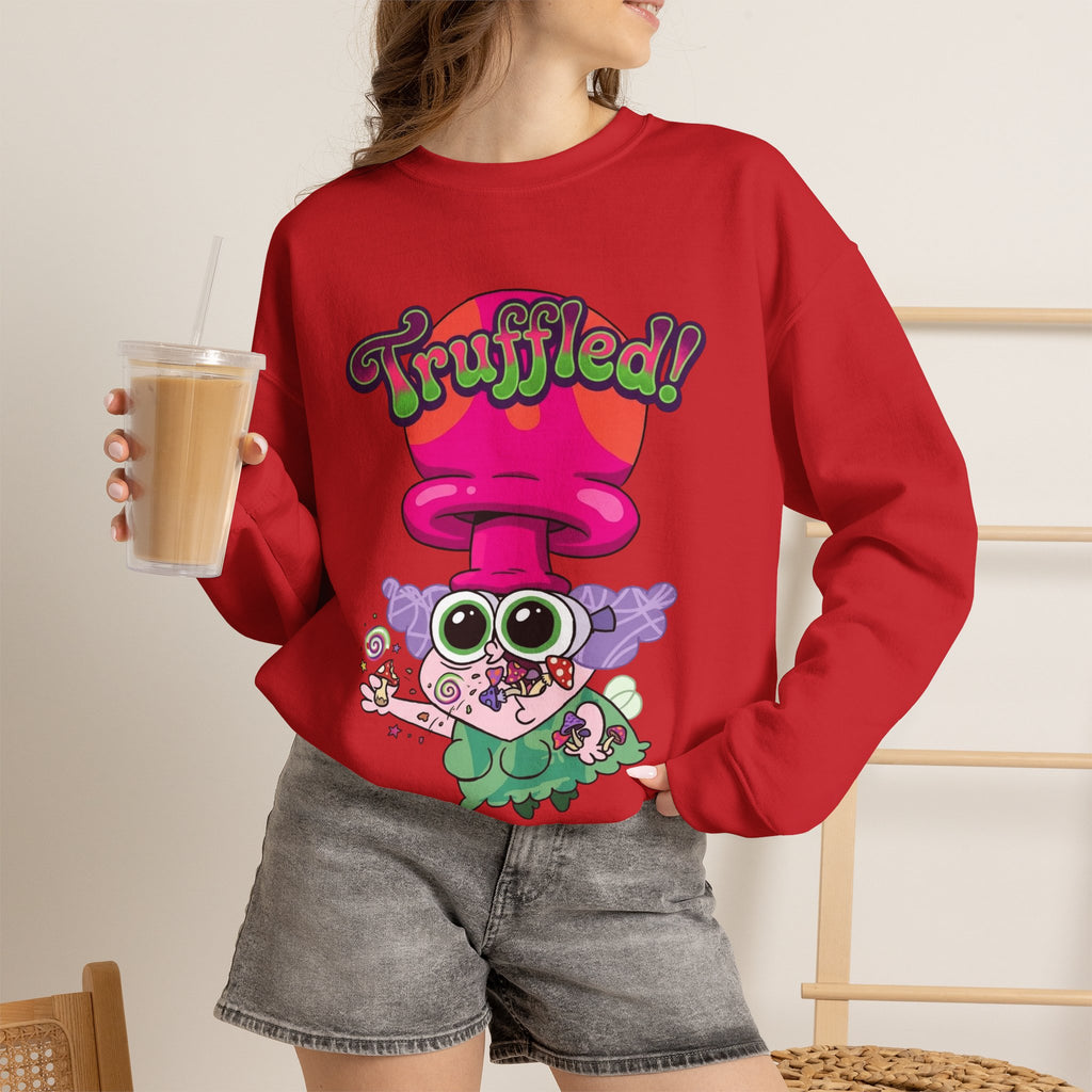 Vert Truffles Psychedelic Vintage Style Unisex Graphic Crewneck Sweatshirt