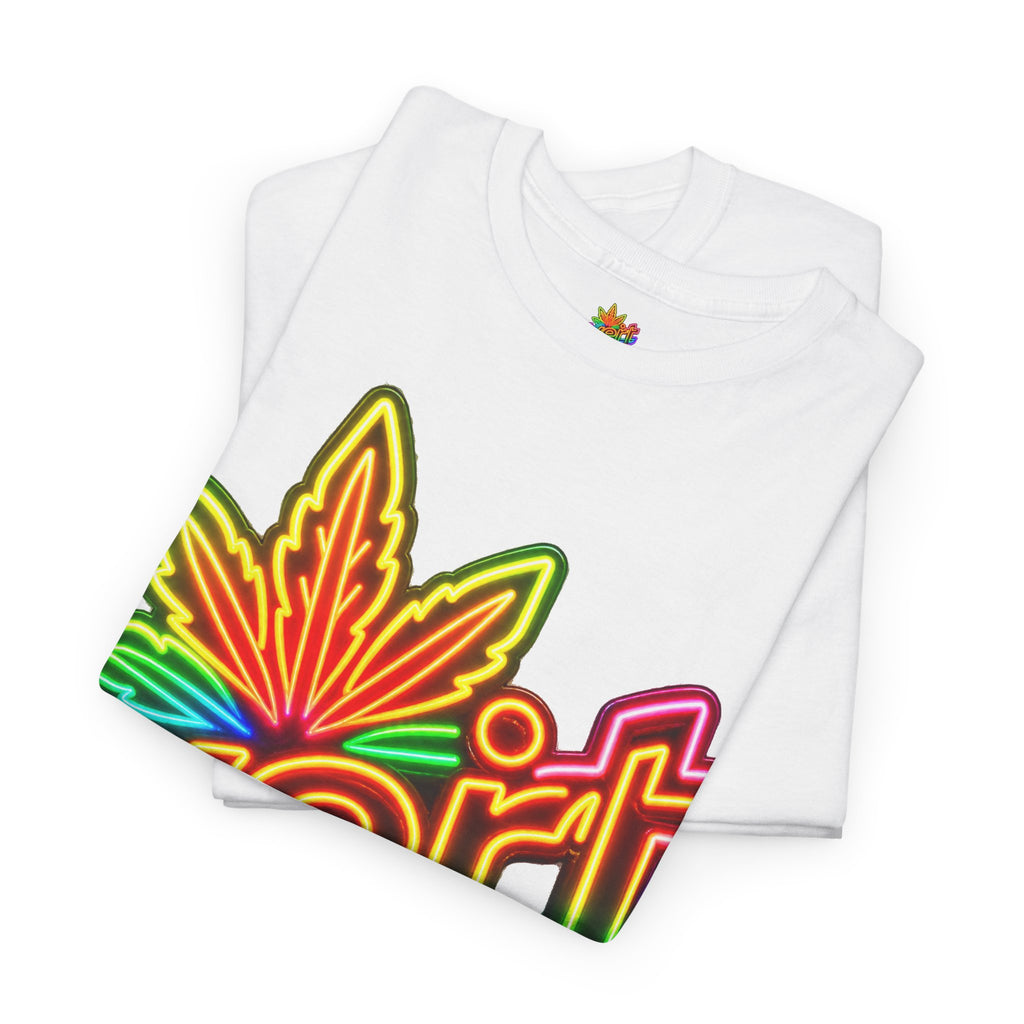 Vert Neon Logo Vintage Style Unisex Cotton Graphic T-Shirt
