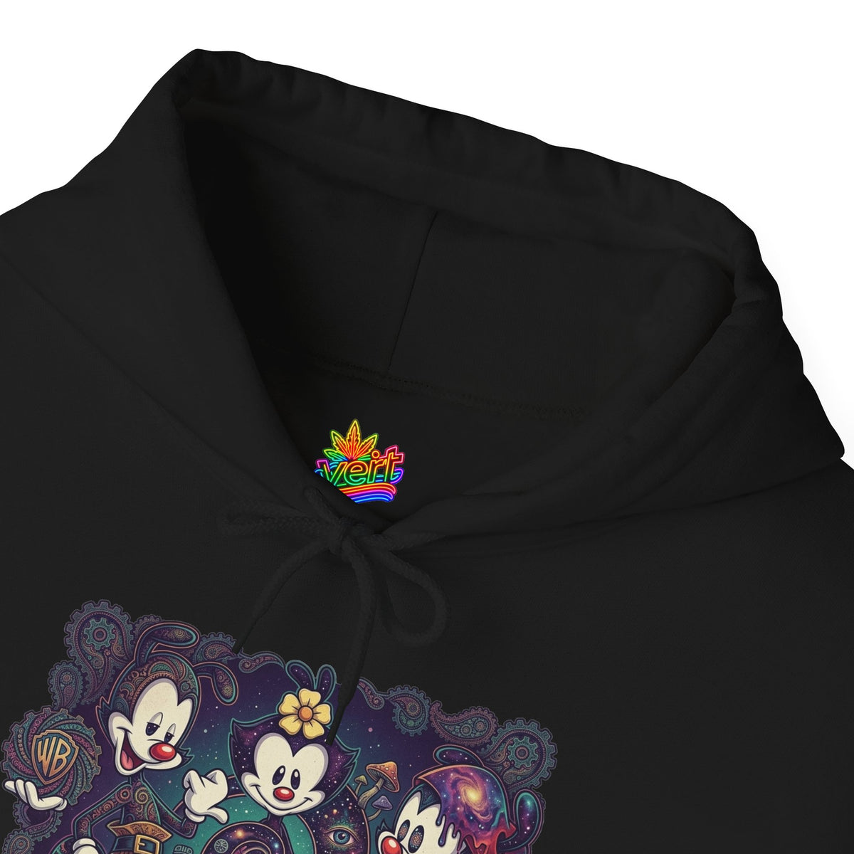 Vert Animaniacs Psychedelic Vintage Style Unisex Graphic Hoodie