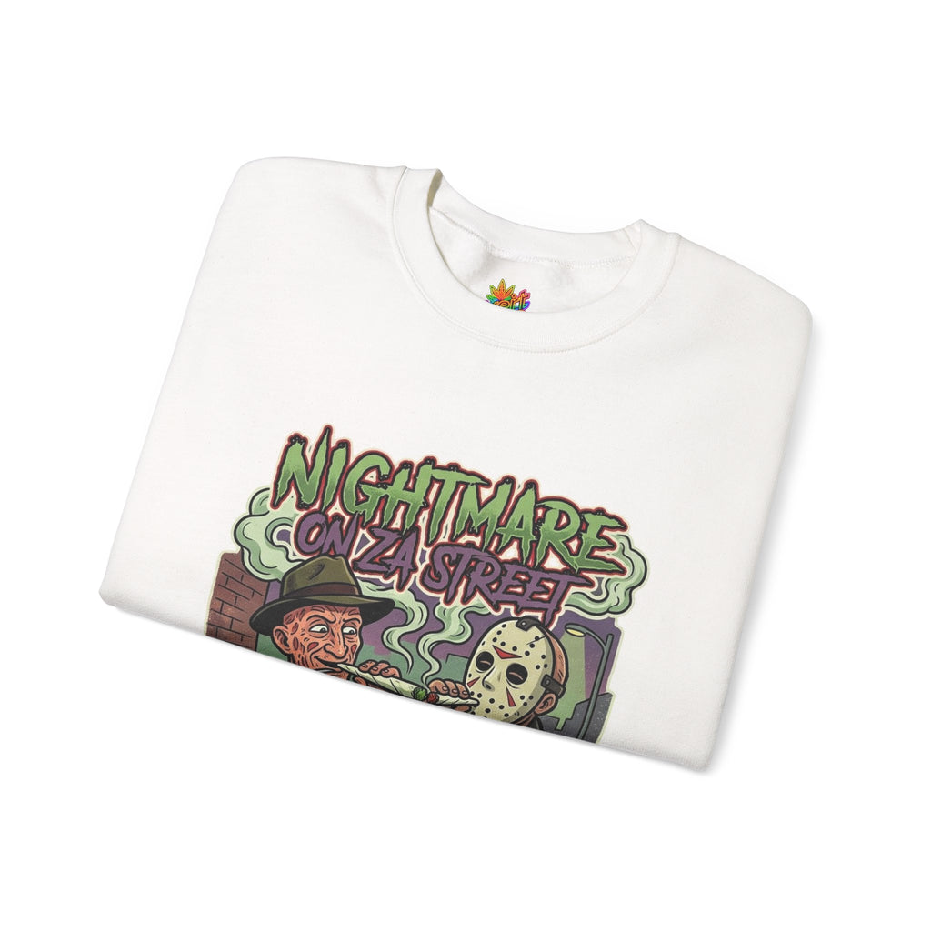 Vert Freddy & Jason Smoker Vintage Style Unisex Crewneck Sweatshirt