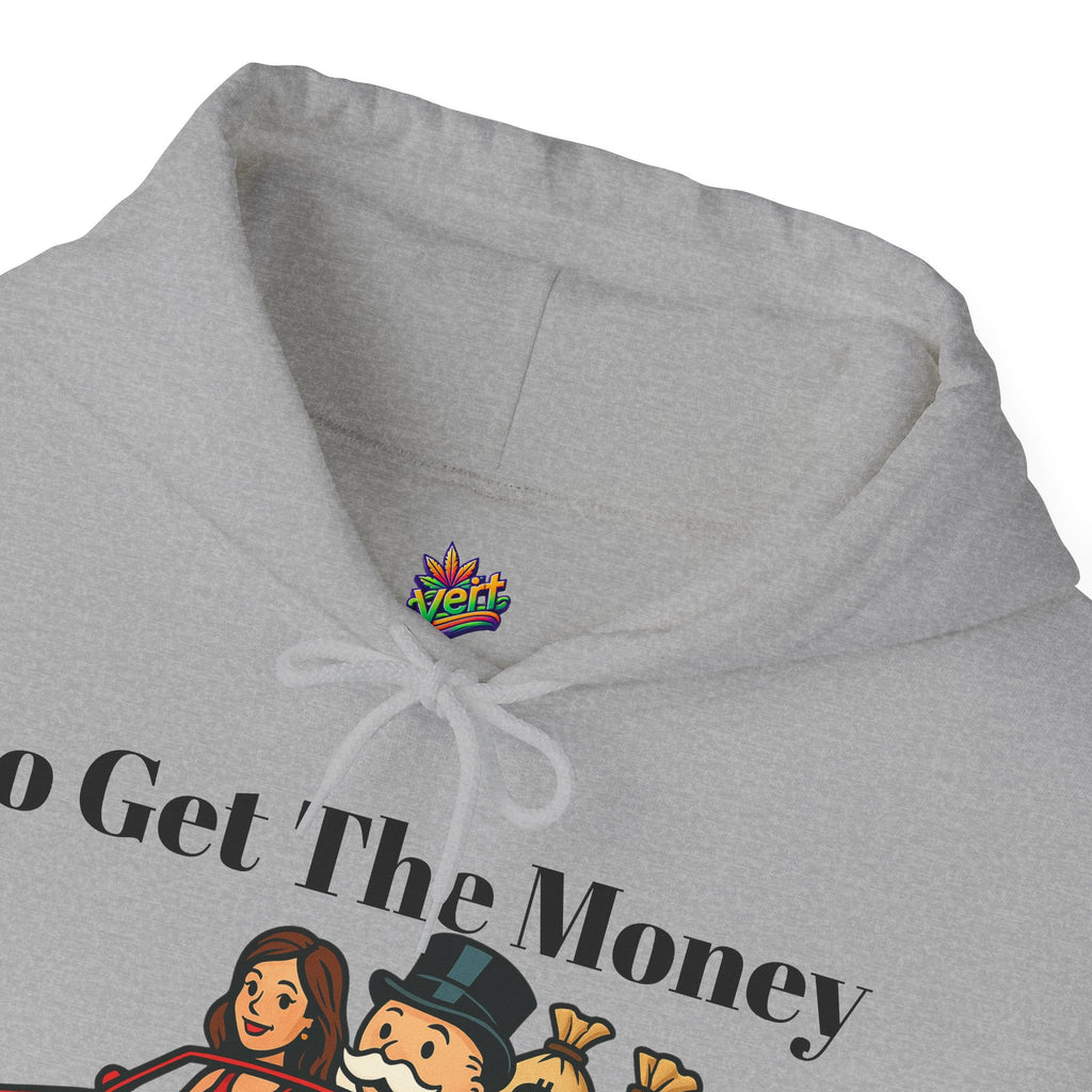 Vert Monoploy Man Vintage Style Unisex Graphic Hoodie