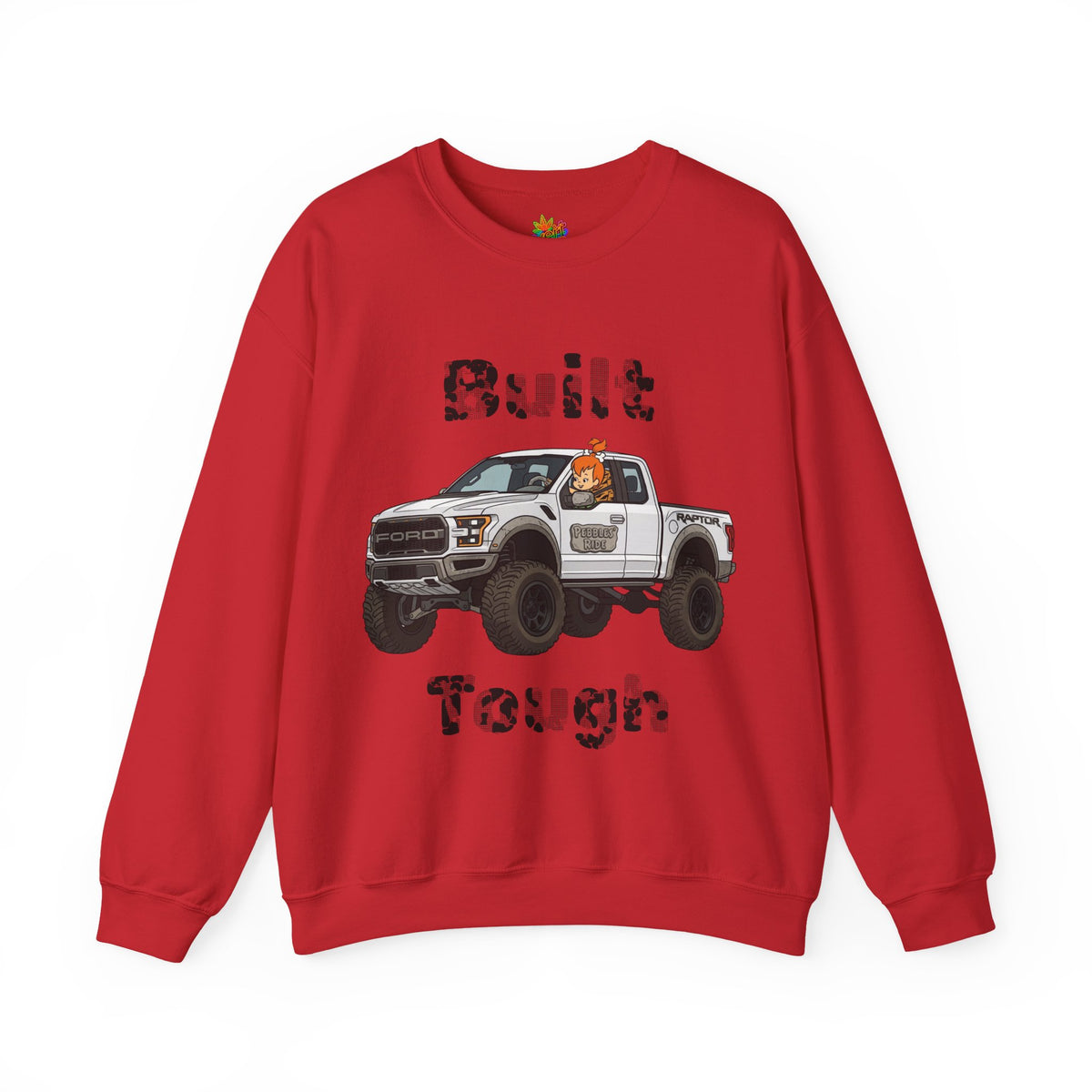 Vert Pebbles F-150 Vintage Style Graphic Crewneck Sweatshirt