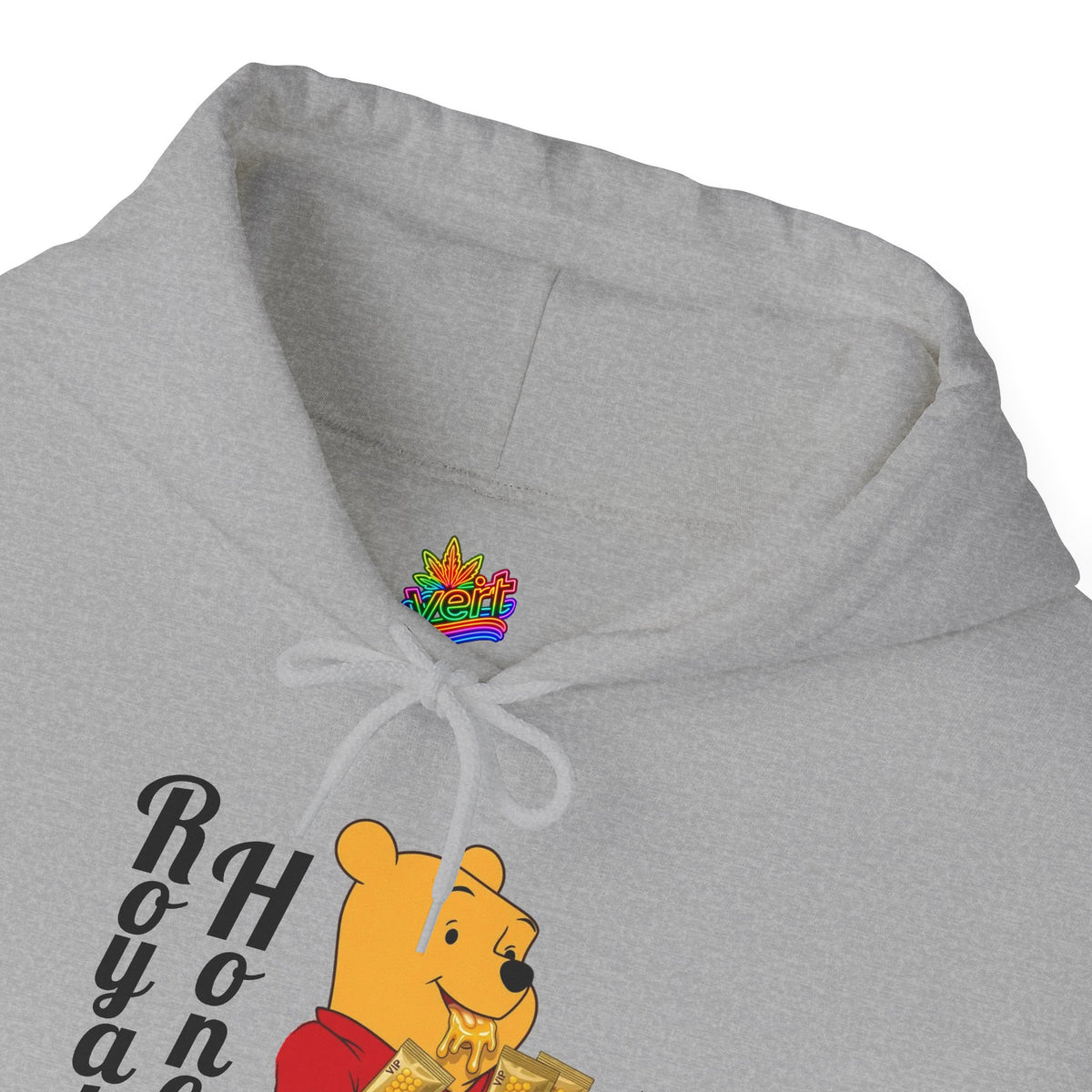 Vert Winnie The Pooh "Royal Honey" Vintage Style Unisex Hoodie