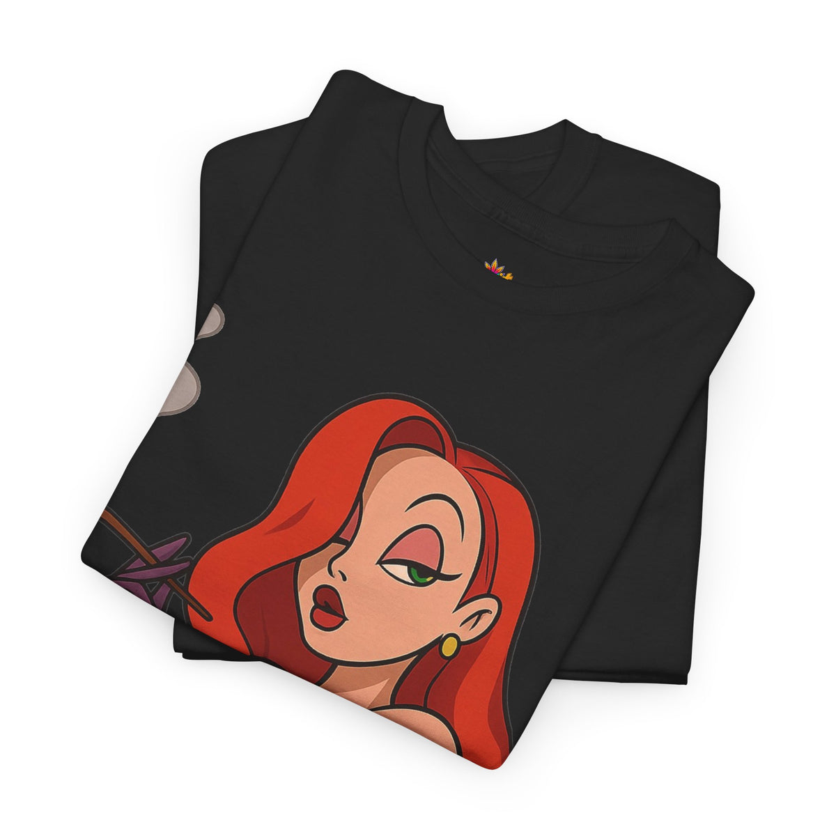 Vert Jessica Rabbit Vintage Style Unisex Cotton Graphic T-Shirt