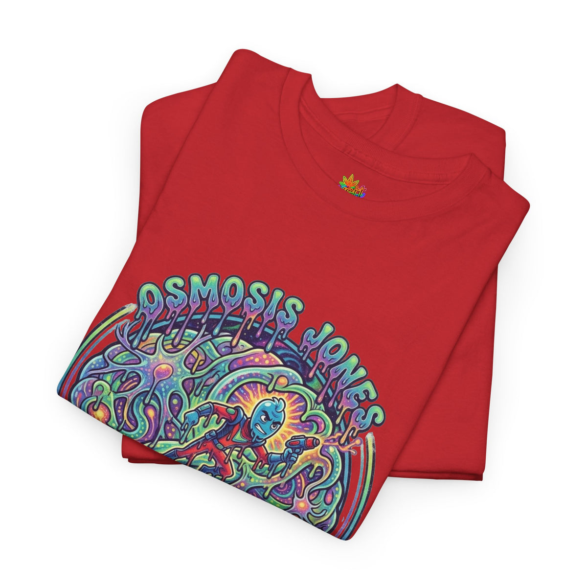Vert Osmosis Jones Psychedelics Vintage Style Unisex Cotton Graphic T-Shirt