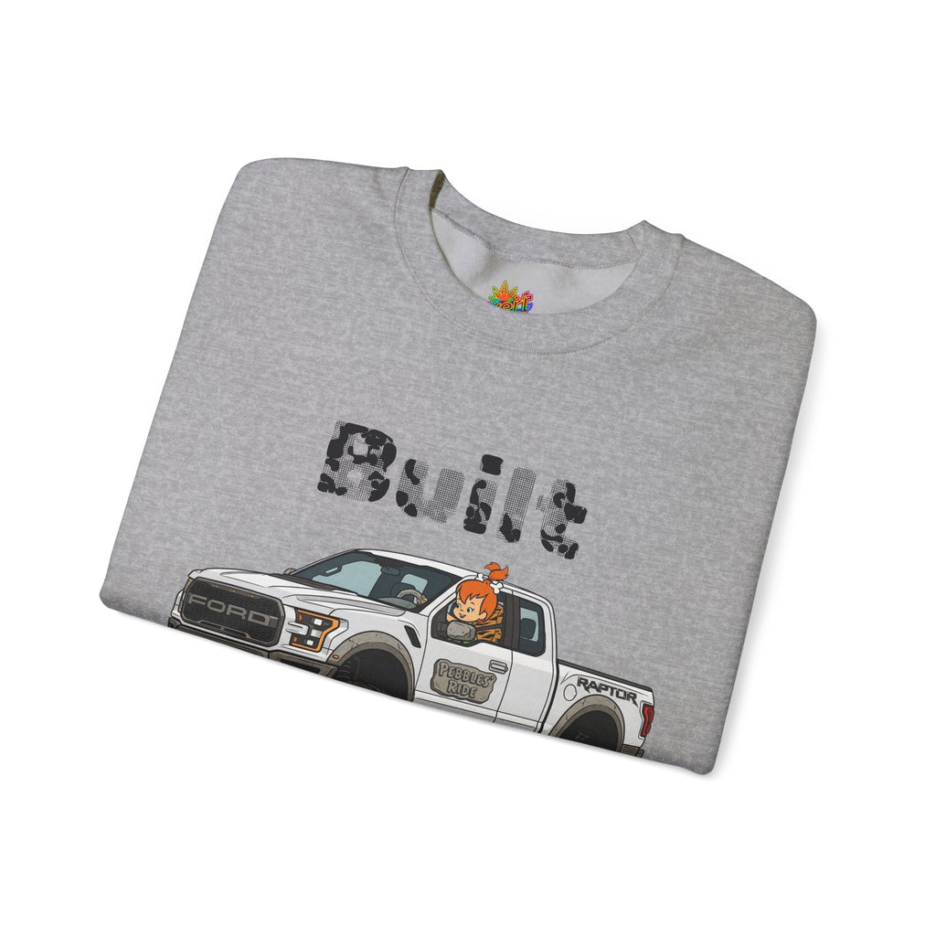 Vert Pebbles F-150 Vintage Style Graphic Crewneck Sweatshirt