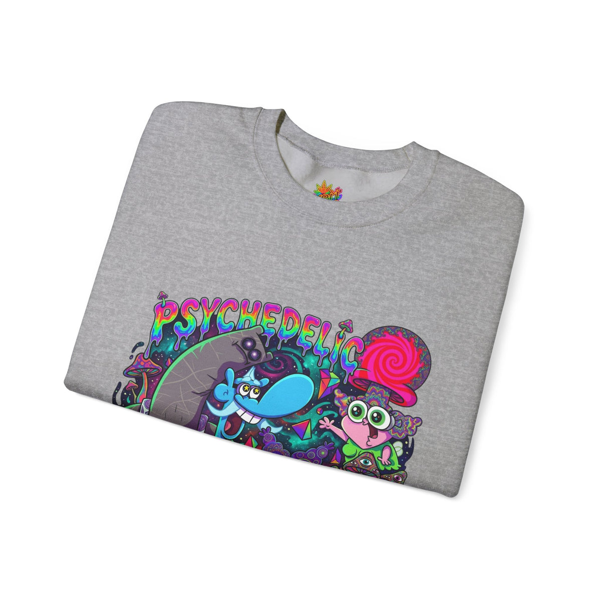 Vert Chowder Psychedelic Vintage Style Unisex Graphic Crewneck Sweatshirt
