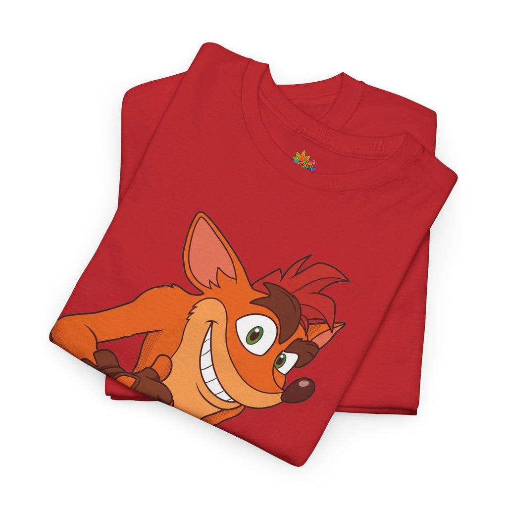 Vert Crash Bandicoot Vintage Style Unisex Cotton Graphic T-Shirt