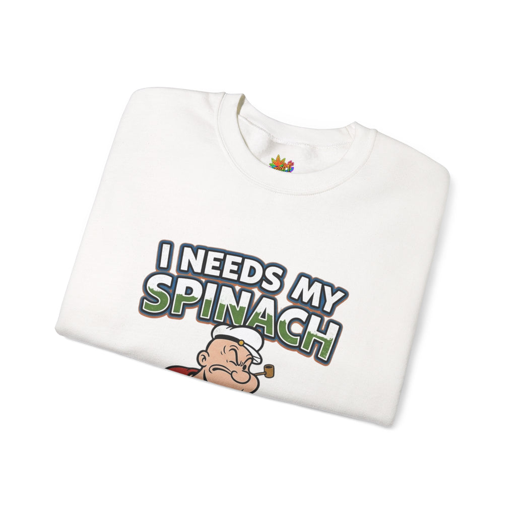 Vert Popeyes Vintage Style Unisex Graphic Crewneck Sweatshirt