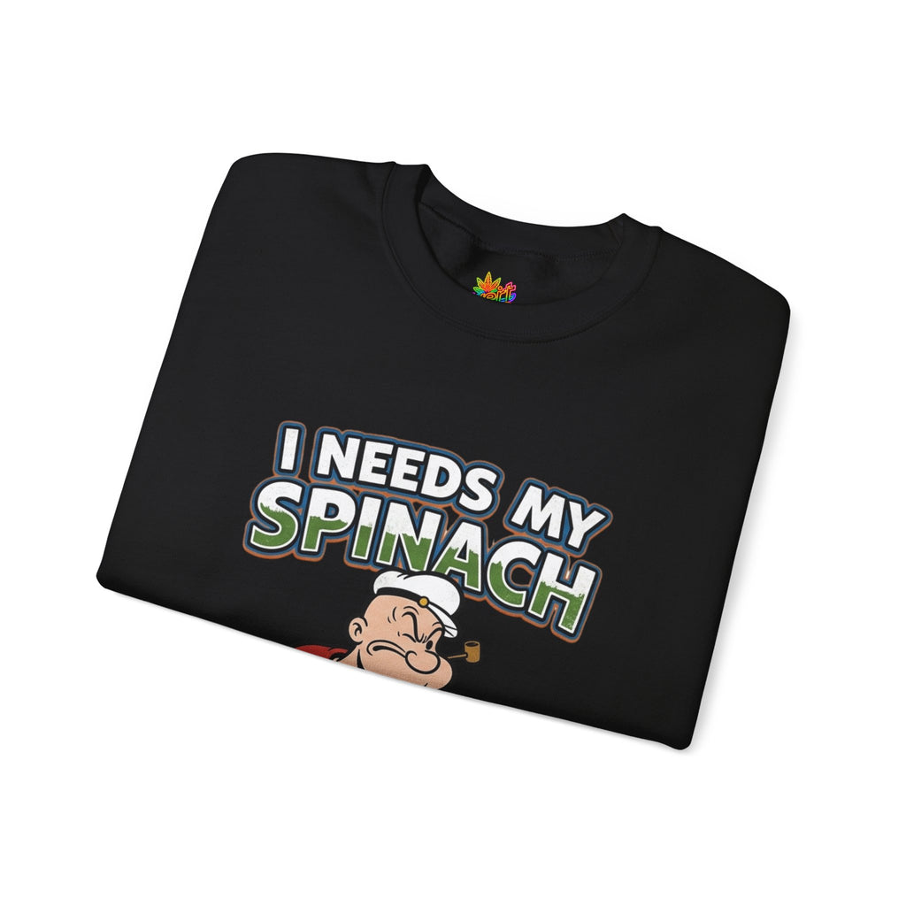 Vert Popeyes Vintage Style Unisex Graphic Crewneck Sweatshirt