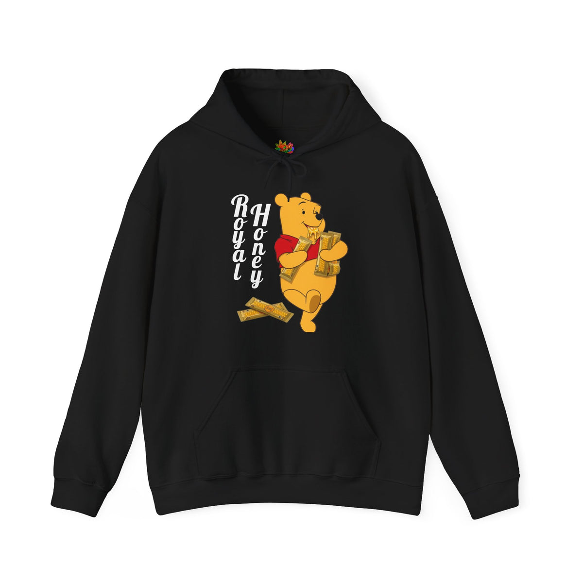 Vert Winnie The Pooh "Royal Honey" Vintage Style Unisex Hoodie