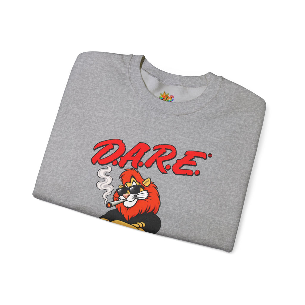 Vert D.A.R.E Vintage Style Unisex Graphic Crewneck Sweatshirt