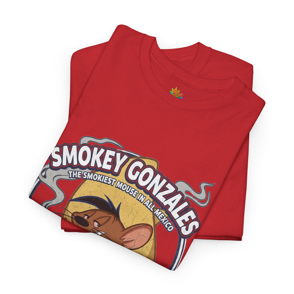 Vert Speedy Gonzales Smoker Vintage Style Unisex Cotton Graphic T-Shirt