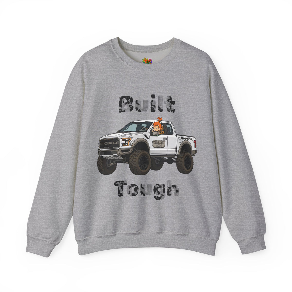 Vert Pebbles F-150 Vintage Style Graphic Crewneck Sweatshirt