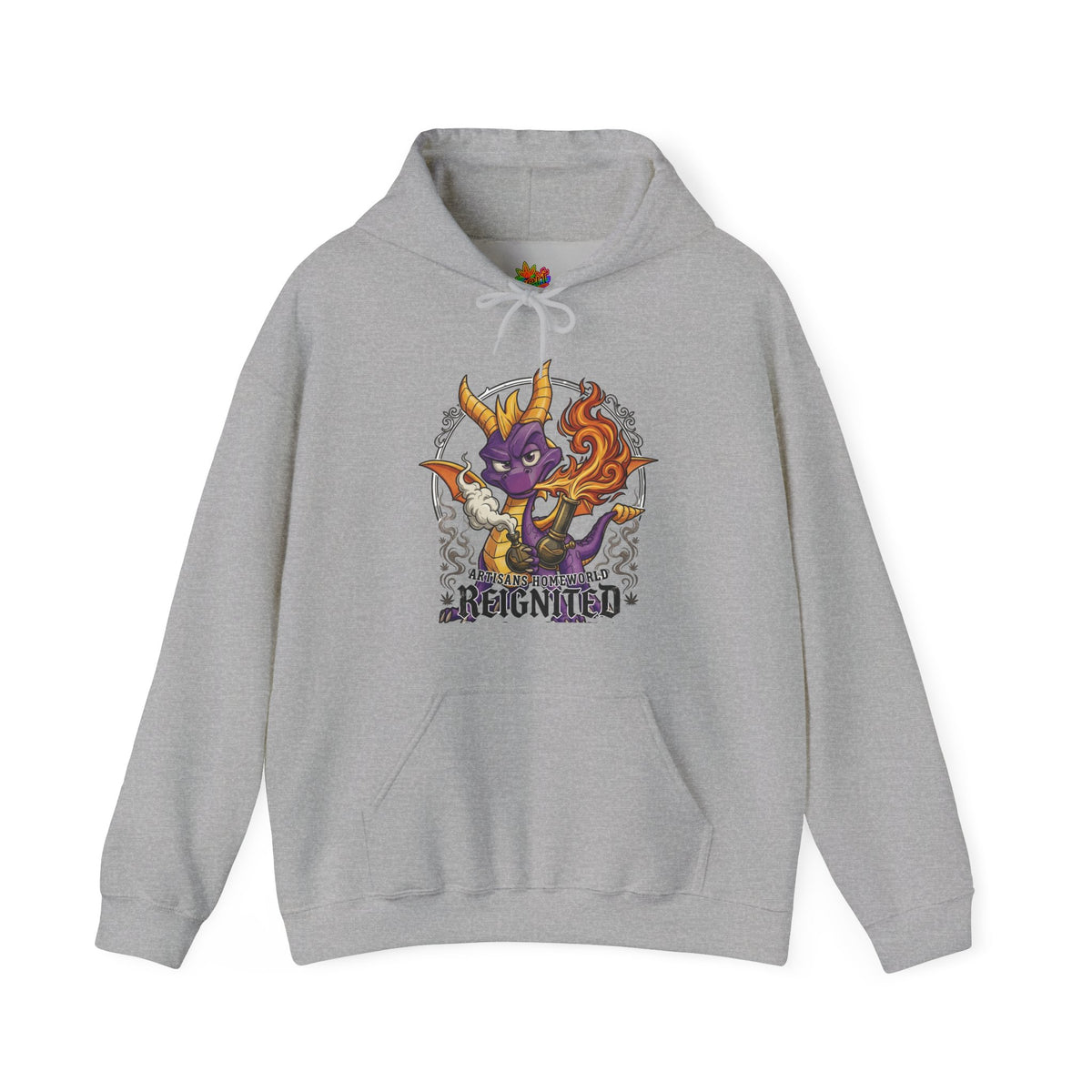 Vert Spyro Smoker Vintage Style Unisex Graphic Hoodie
