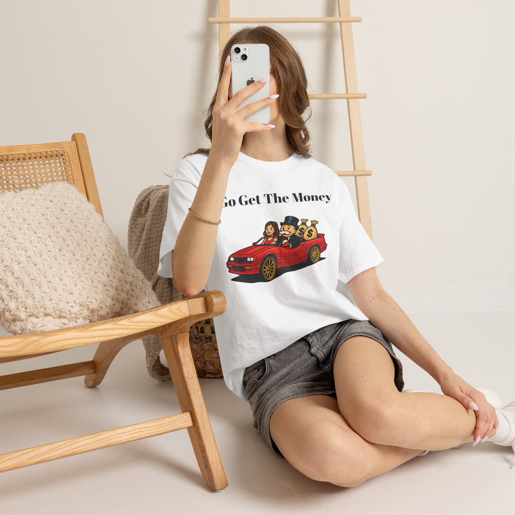 Vert Monopoly Man Vintage Style Unisex Graphic T-Shirt