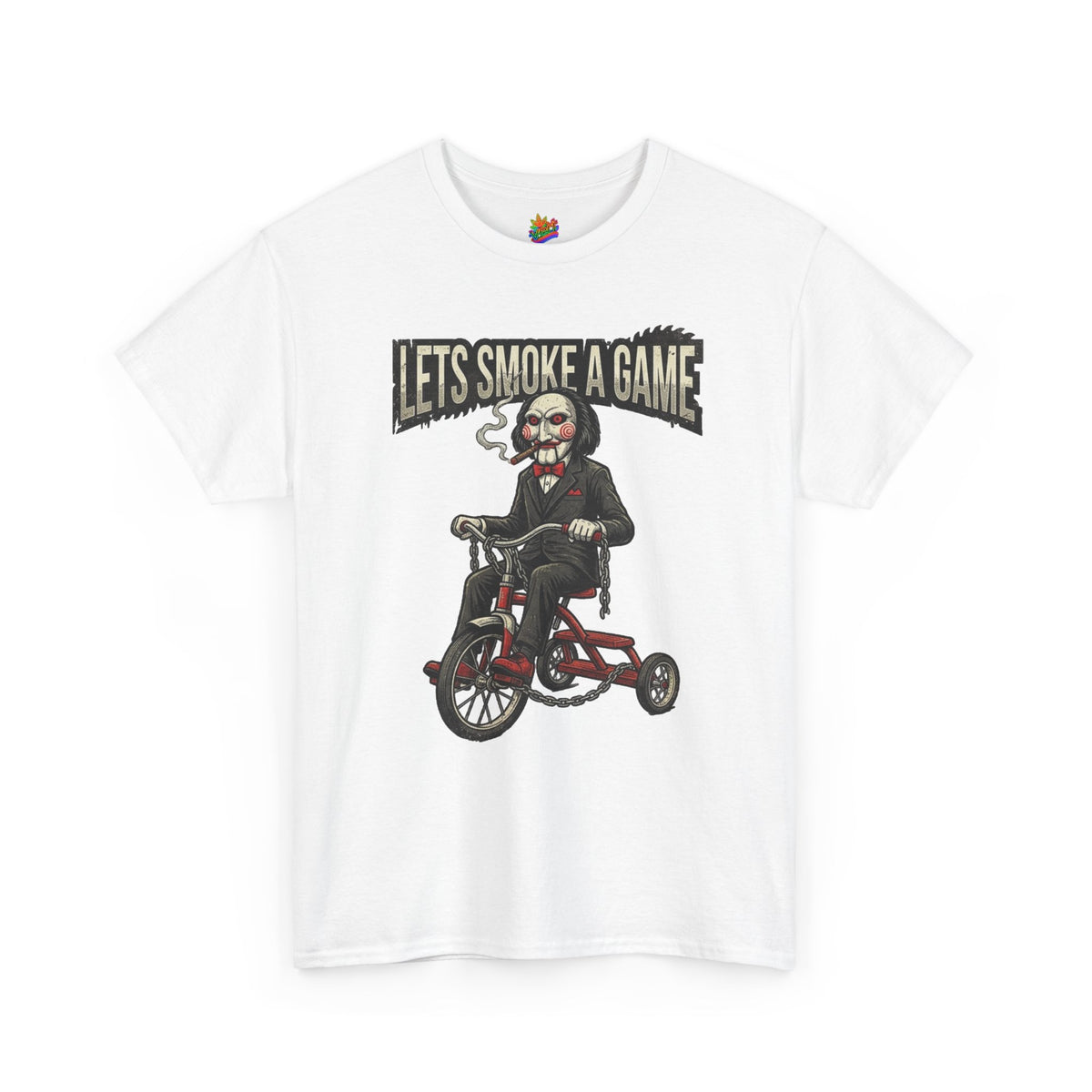 Vert Jigsaw Smoker Vintage Style Unisex Cotton Graphic T-Shirt
