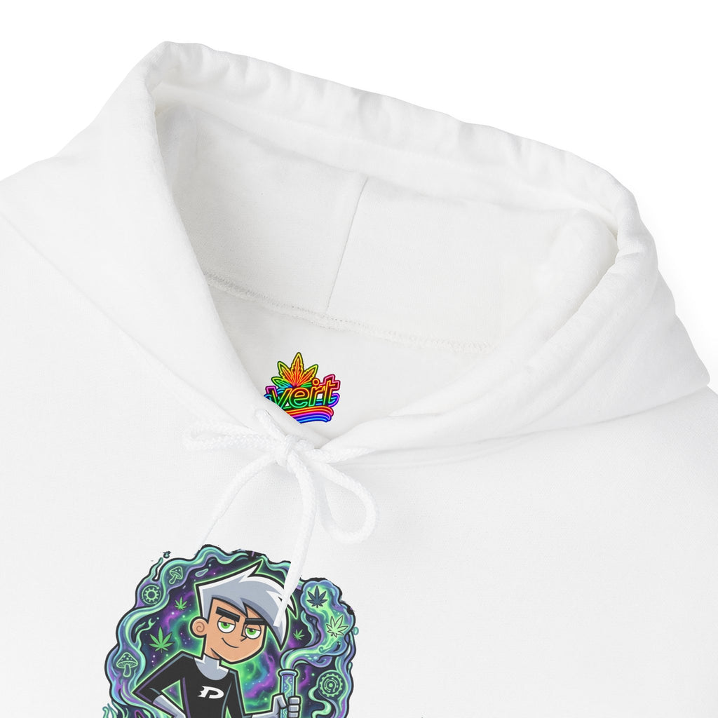Vert Danny Phantom Smoker Vintage Style Unisex Graphic Hoodie