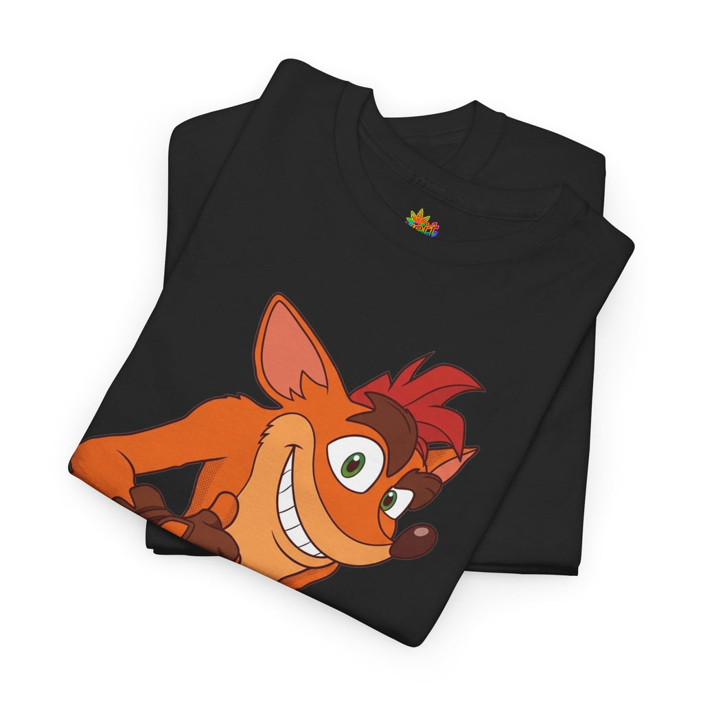 Vert Crash Bandicoot Vintage Style Unisex Cotton Graphic T-Shirt