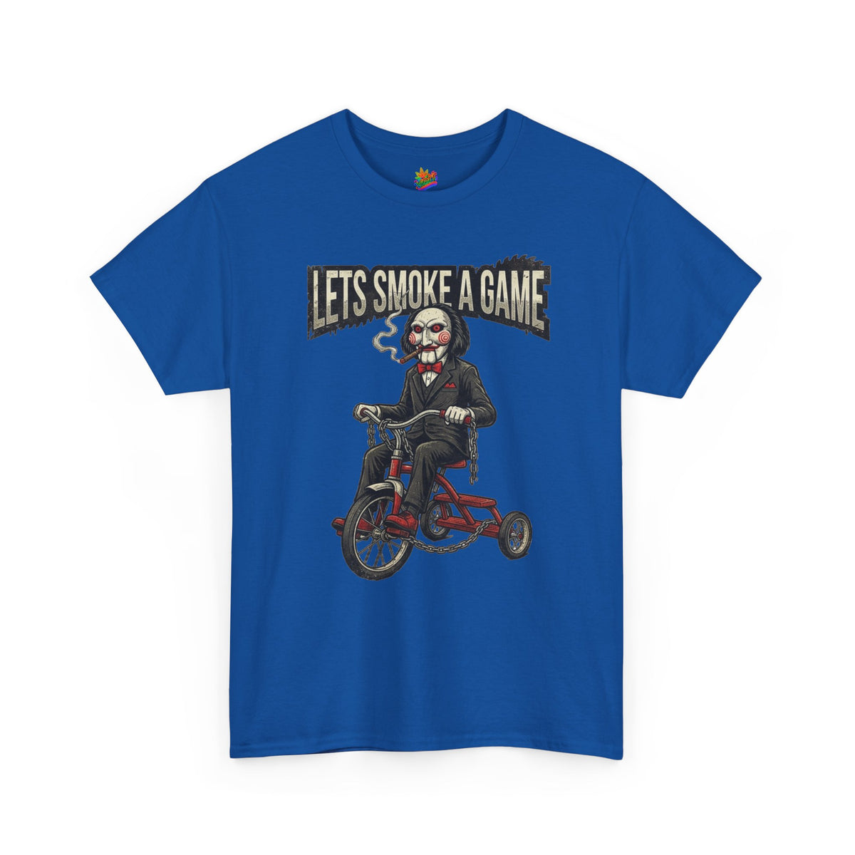 Vert Jigsaw Smoker Vintage Style Unisex Cotton Graphic T-Shirt