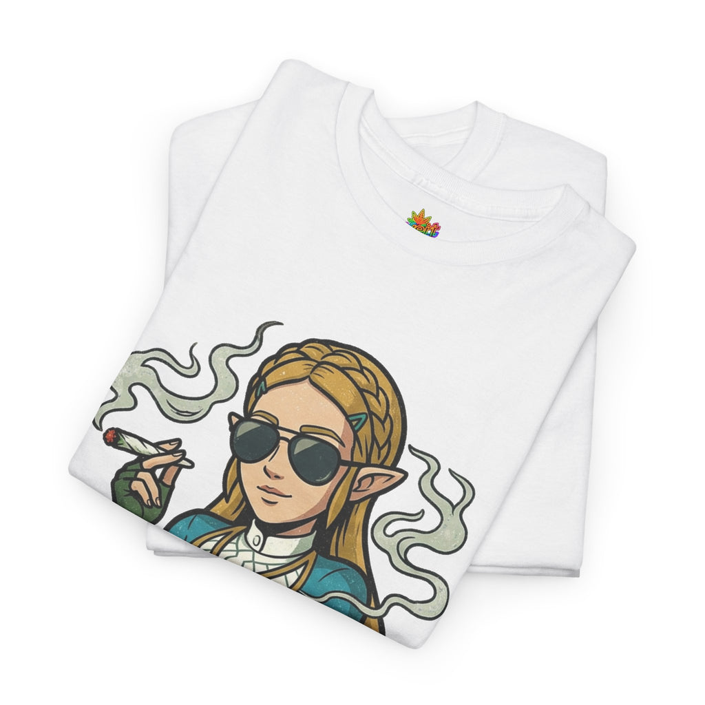 Vert Helda Vintage Style Unisex Cotton Graphic T-Shirt