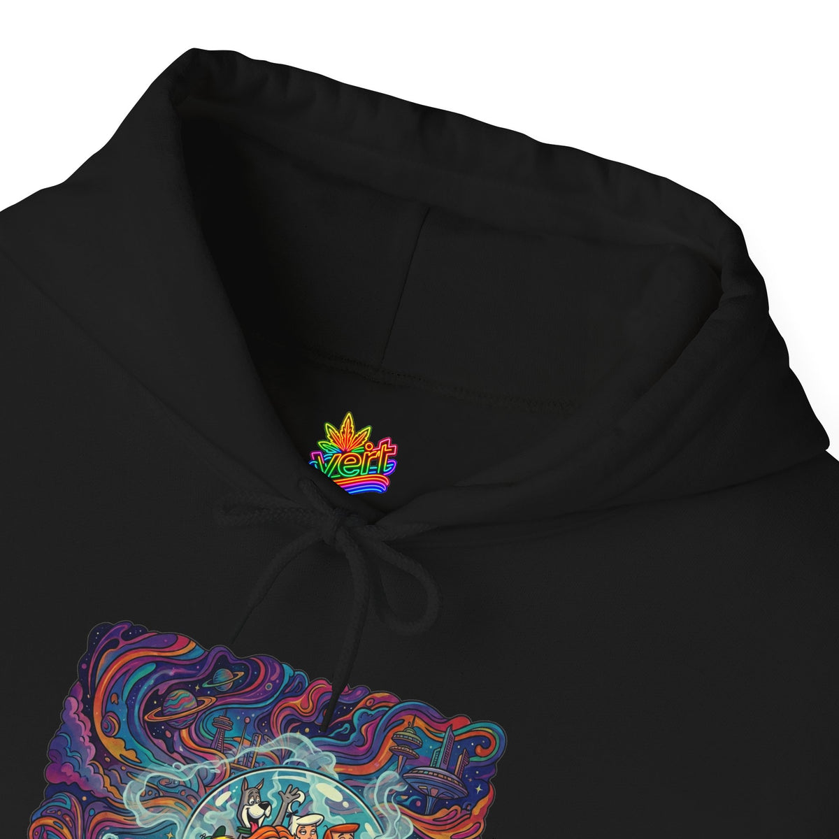 Vert Jetson Smoker Vintage Style Unisex Graphic Hoodie