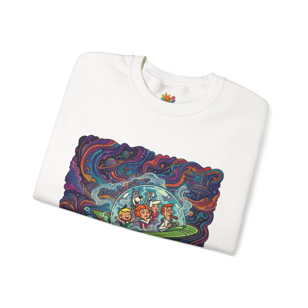Vert Jetson Smoker Vintage Style Unisex Graphic Crewneck Sweatshirt