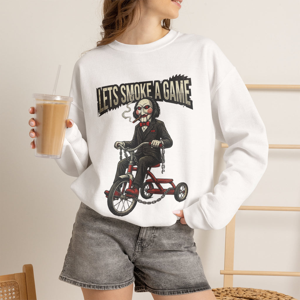 Vert Jigsaw Smoker Vintage Style Unisex Graphic Crewneck Sweatshirt