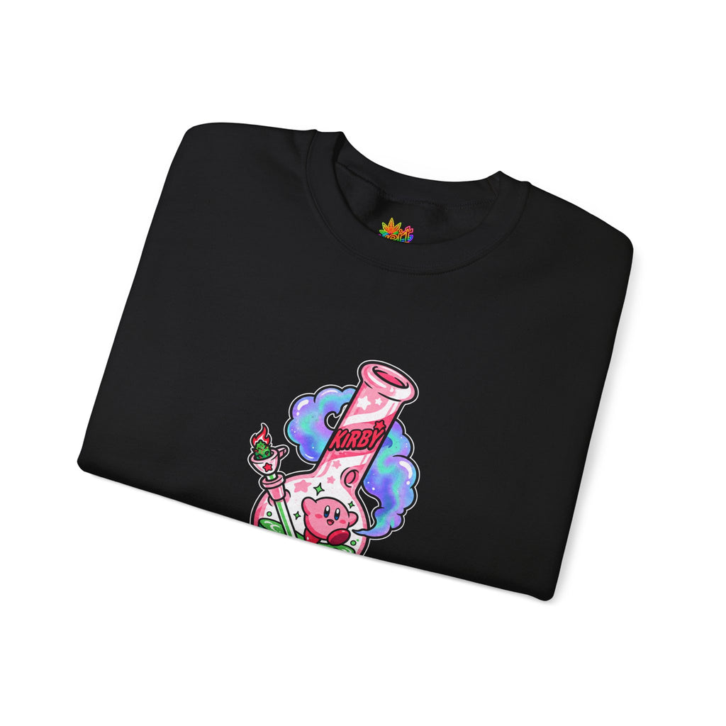 Vert Kirby Bong Vintage Style Unisex Graphic Crewneck Sweatshirt