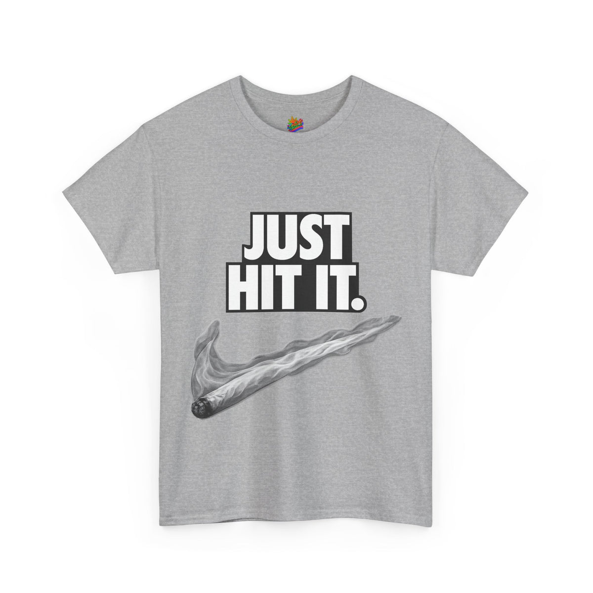 Vert Just Hit It Vintage Style Unisex Cotton Graphic T-Shirt