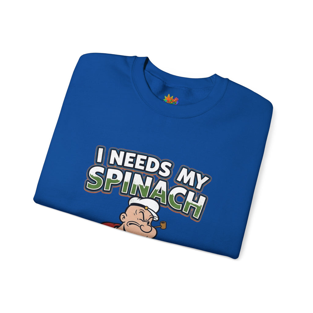 Vert Popeyes Vintage Style Unisex Graphic Crewneck Sweatshirt