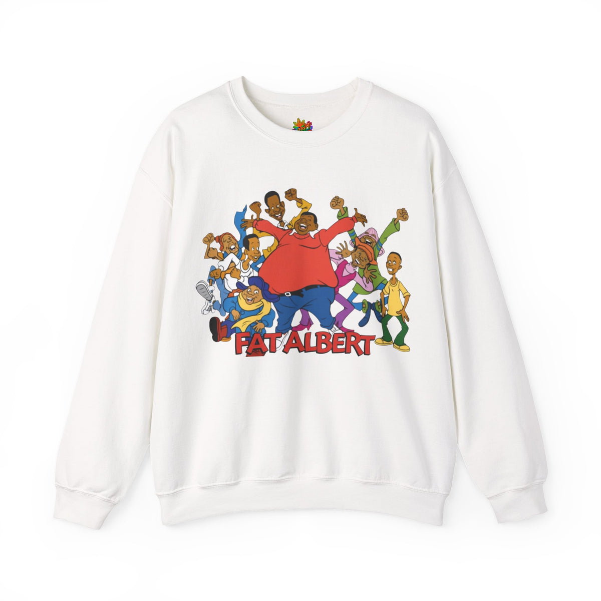 Vert Fat Albert Vintage Style Unisex Graphic Crewneck Sweatshirt