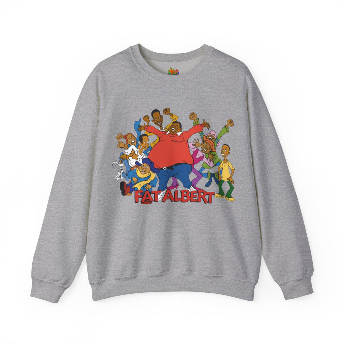 Vert Fat Albert Vintage Style Unisex Graphic Crewneck Sweatshirt