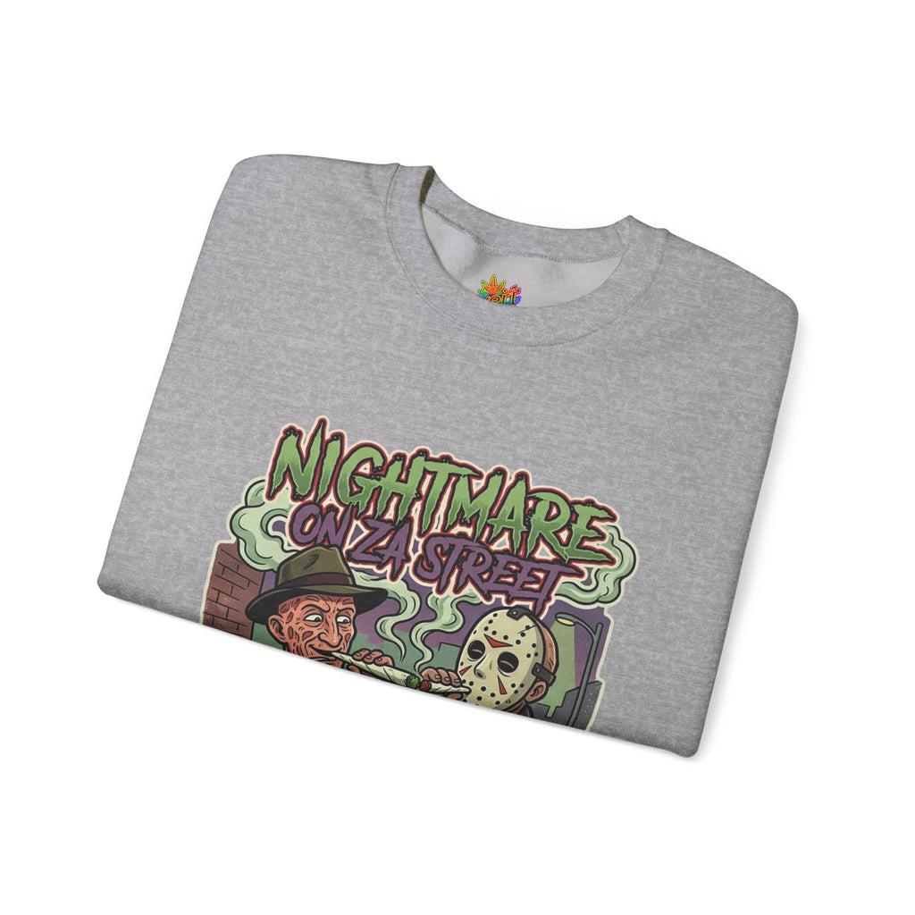 Vert Freddy & Jason Smoker Vintage Style Unisex Crewneck Sweatshirt