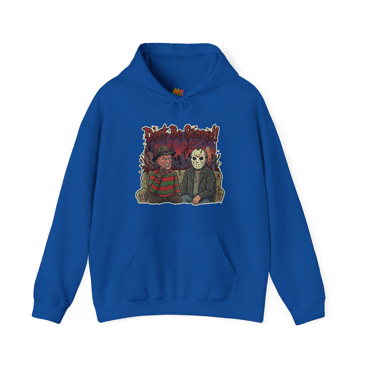 Vert Freddy & Jason Vintage Style Unisex Graphic Hoodie