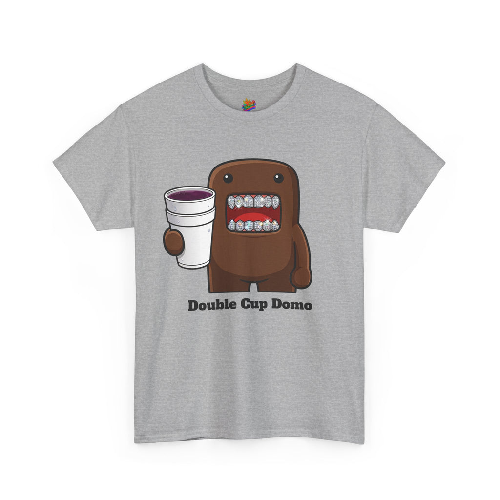 Vert Double Cup Domo Vintage Style Unisex Cotton Graphic T-Shirt