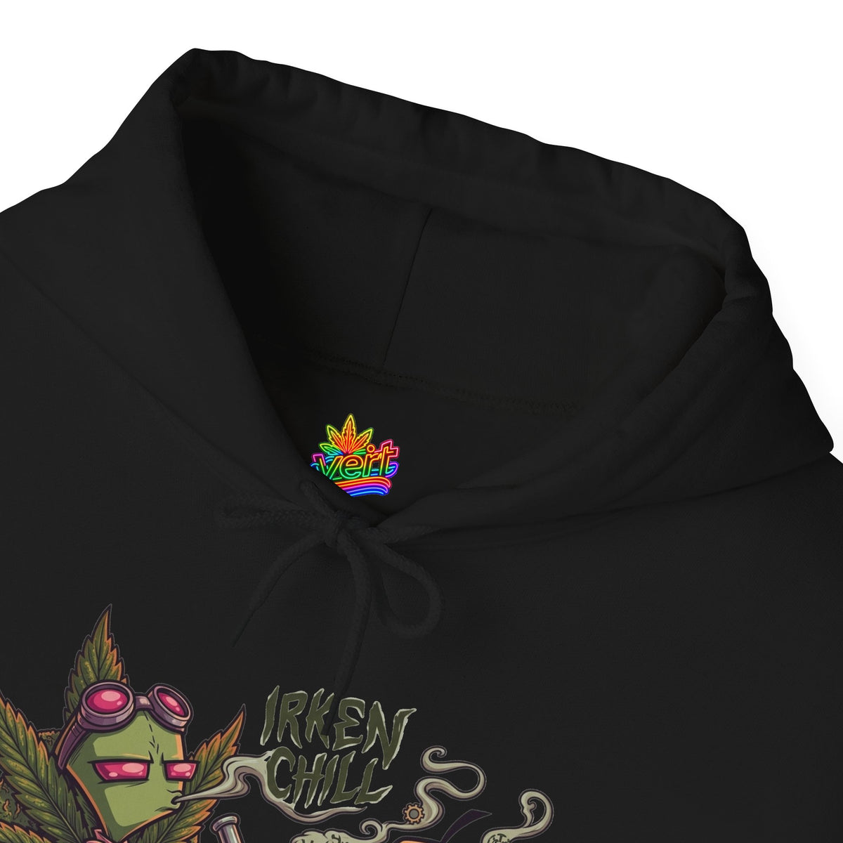 Vert Invader Zim Smoker Vintage Style Unisex Graphic Hoodie