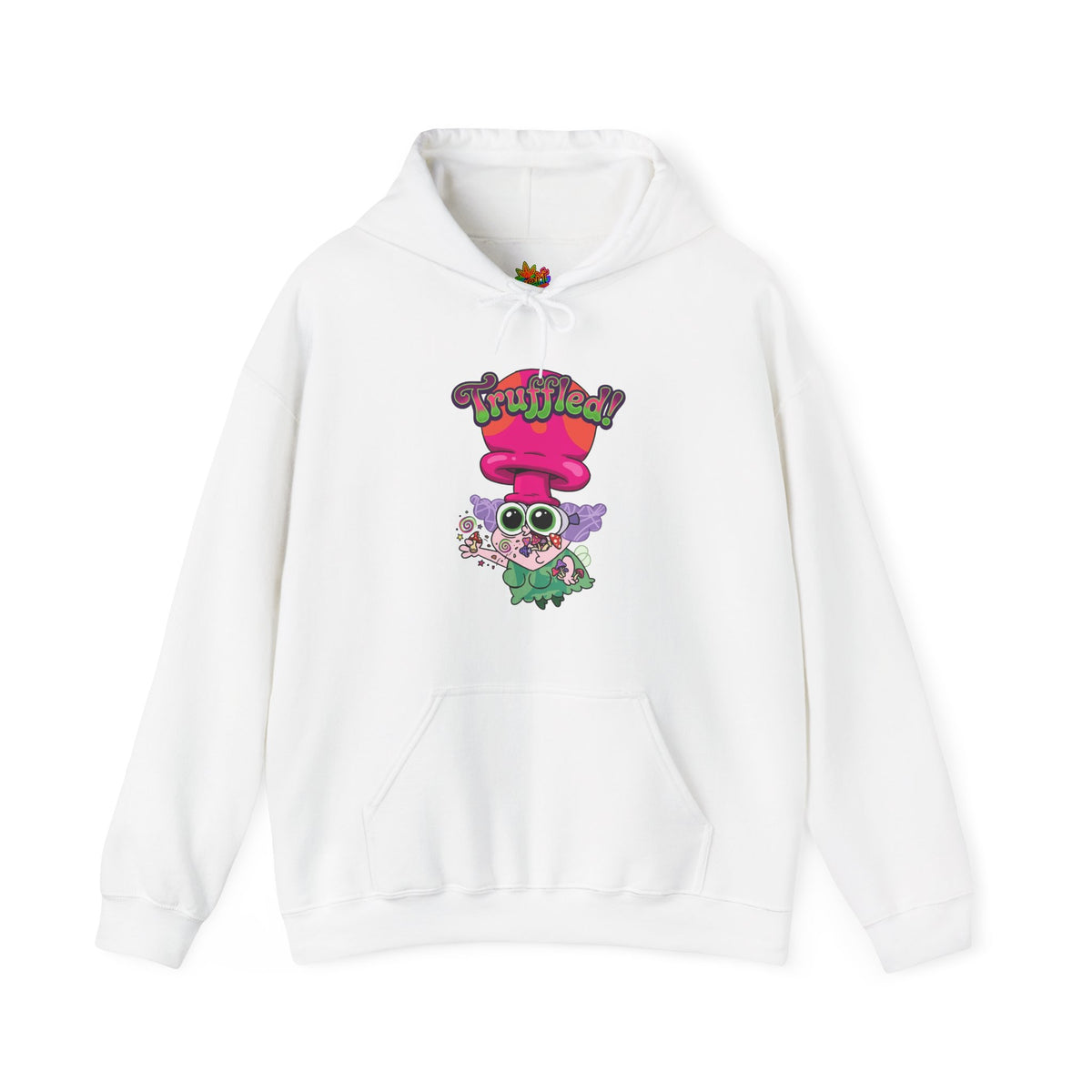 Vert Truffles Psychedelic Vintage Style Unisex Graphic Hoodie