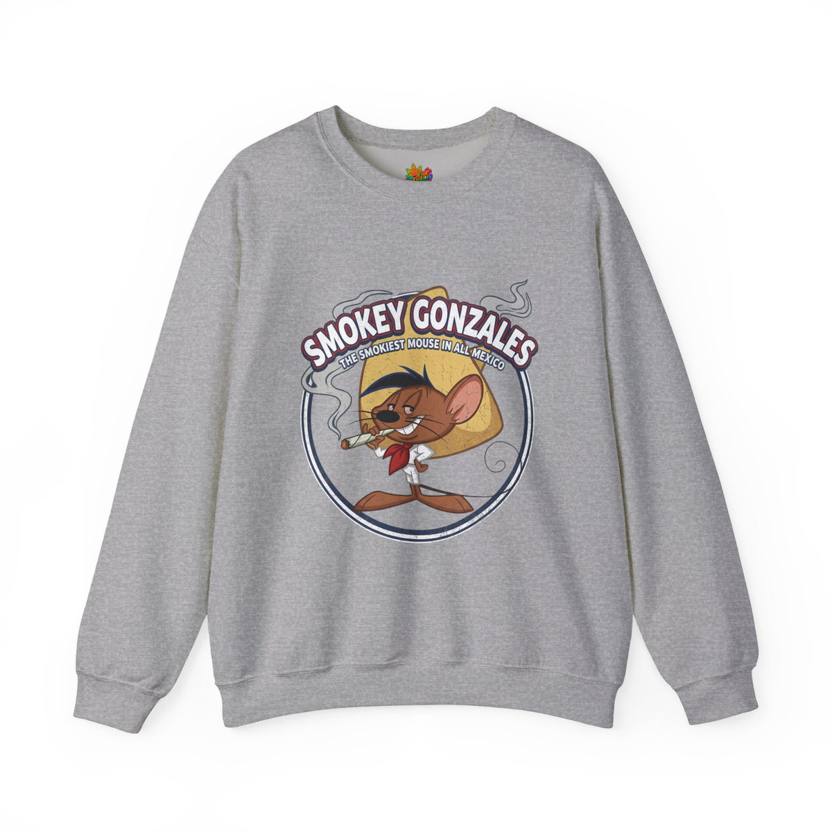 Vert Speedy Gonzales Smoker Vintage Style Unisex Graphic Crewneck Sweatshirt