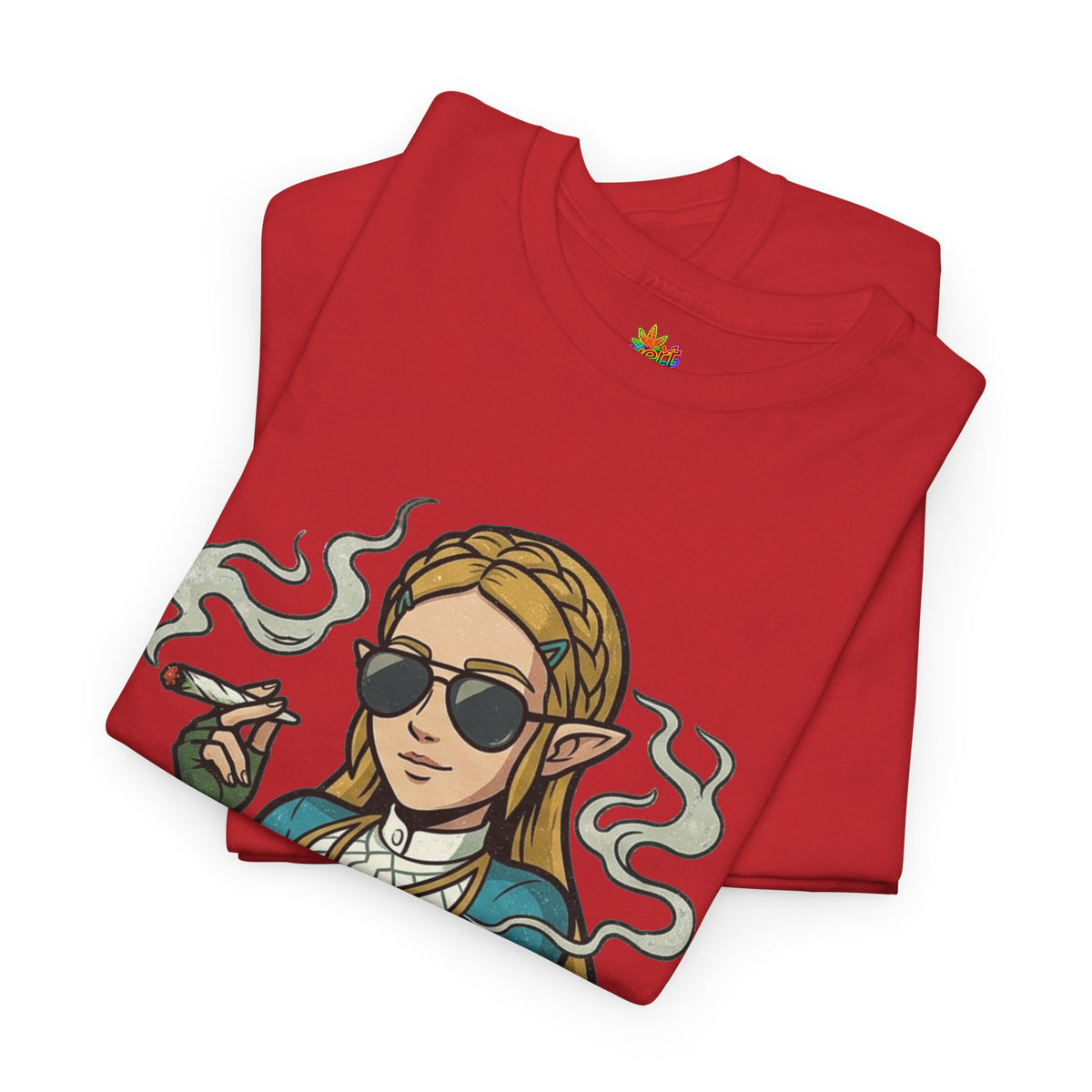 Vert Helda Vintage Style Unisex Cotton Graphic T-Shirt