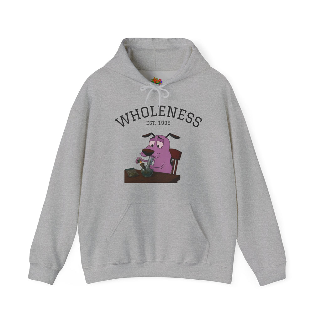 Vert Courage The Cowardly Dog Smoker Unisex Graphic Hoodie