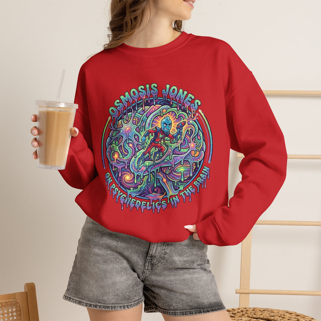 Vert Osmosis Jones Psychedelics Vintage Style Unisex Graphic Crewneck Sweatshirt
