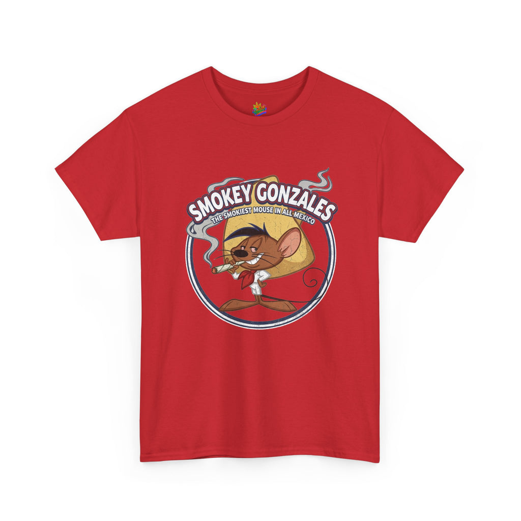 Vert Speedy Gonzales Smoker Vintage Style Unisex Cotton Graphic T-Shirt