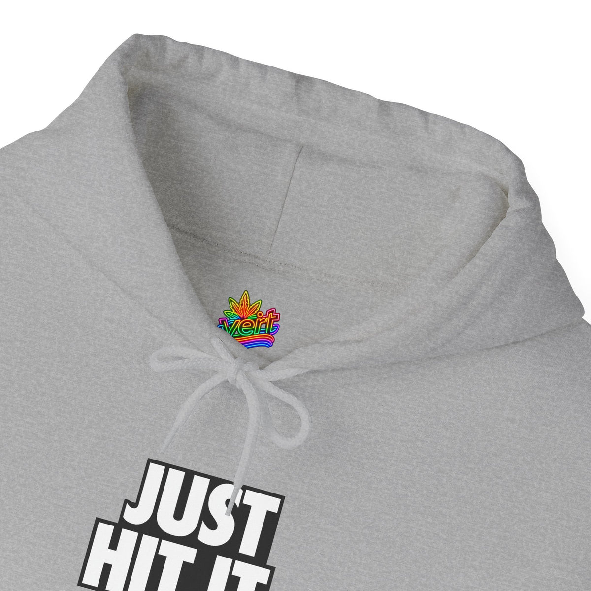 Vert Just Hit It Vintage Style Unisex Graphic Hoodie