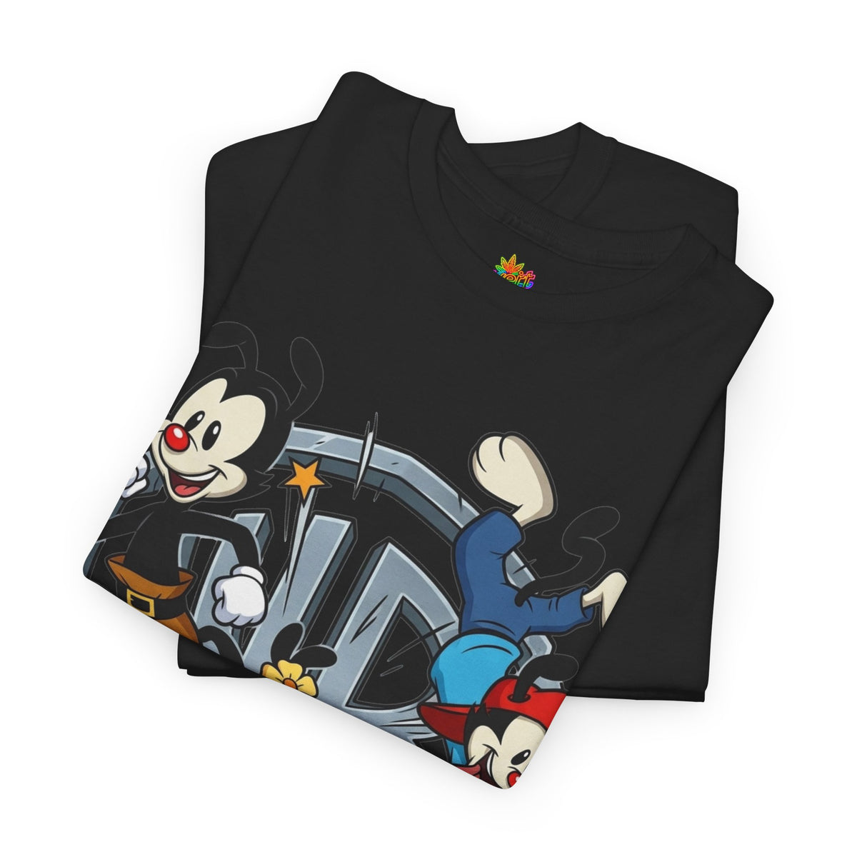 Vert Animaniacs Vintage Style Unisex Cotton Graphic T-Shirt
