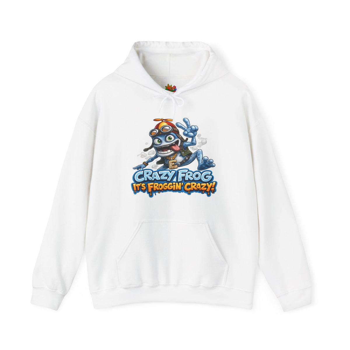 Vert Crazy Frog Vintage Style Unisex Graphic Hoodie